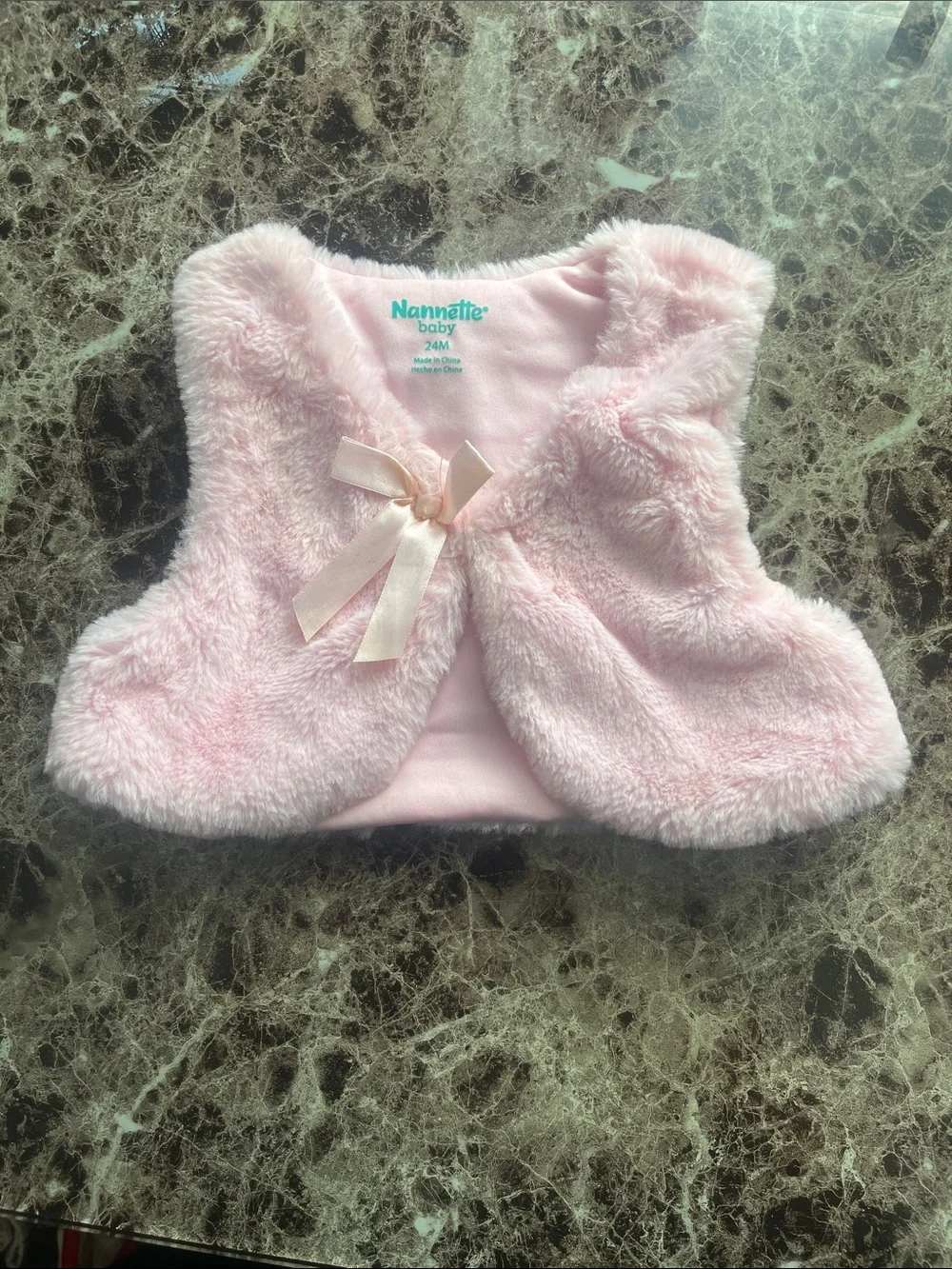 Pink Fur Vest